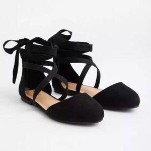 Torrid 💖NWT💖 Size 10(WW) Ankle Wrap Flats